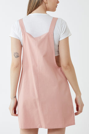 Pinafore Three Pocket Dress