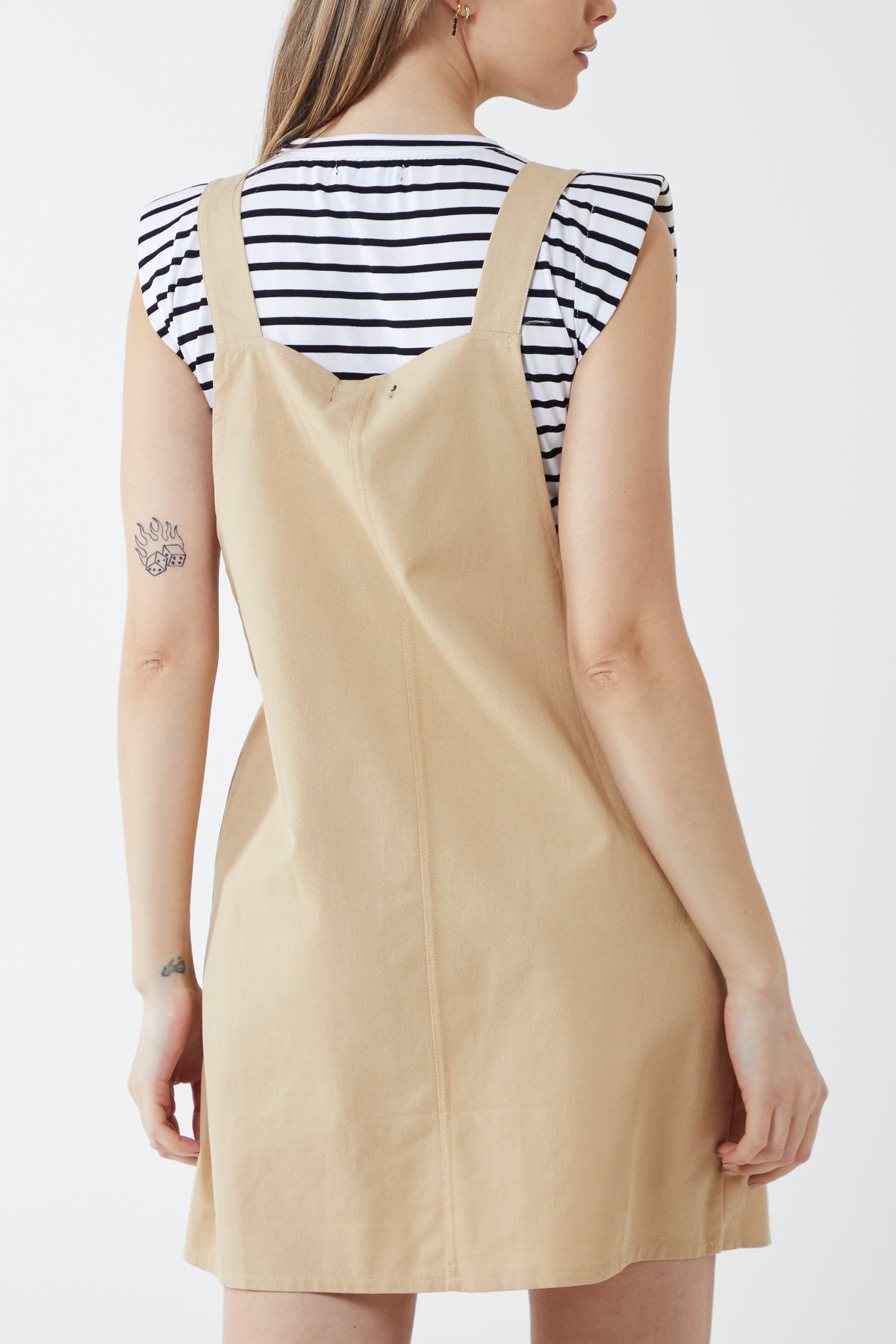 Pinafore Three Pocket Dress