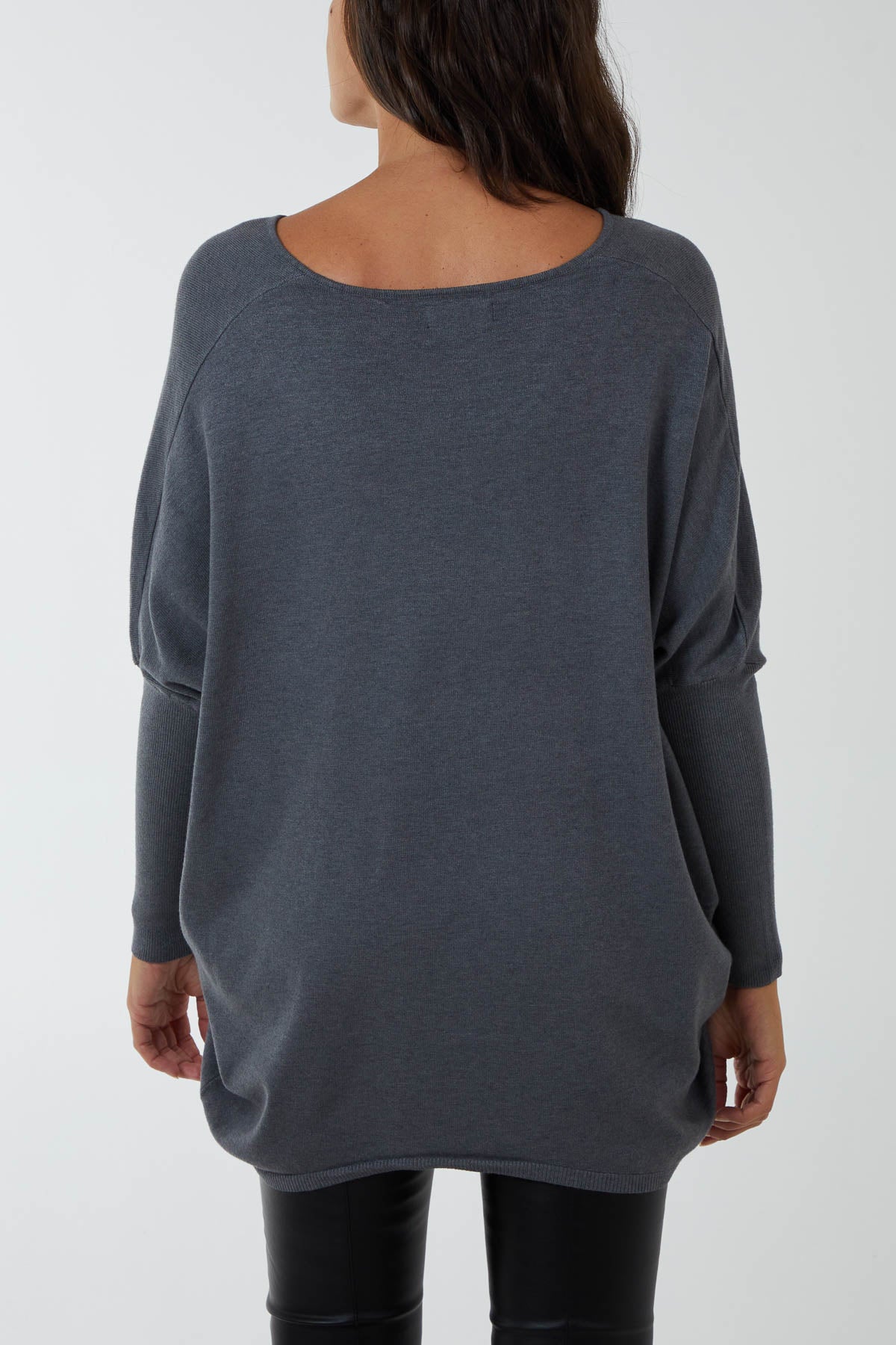 Plain V-Neck Jumper