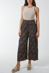 Animal Pleated Trousers