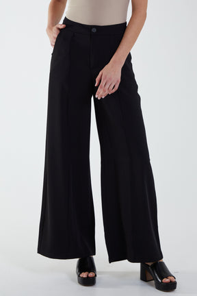 Wide Leg Palazzo Trousers