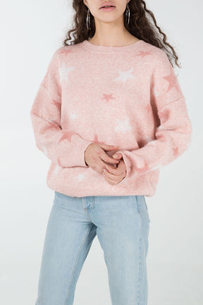Star Print Jumper