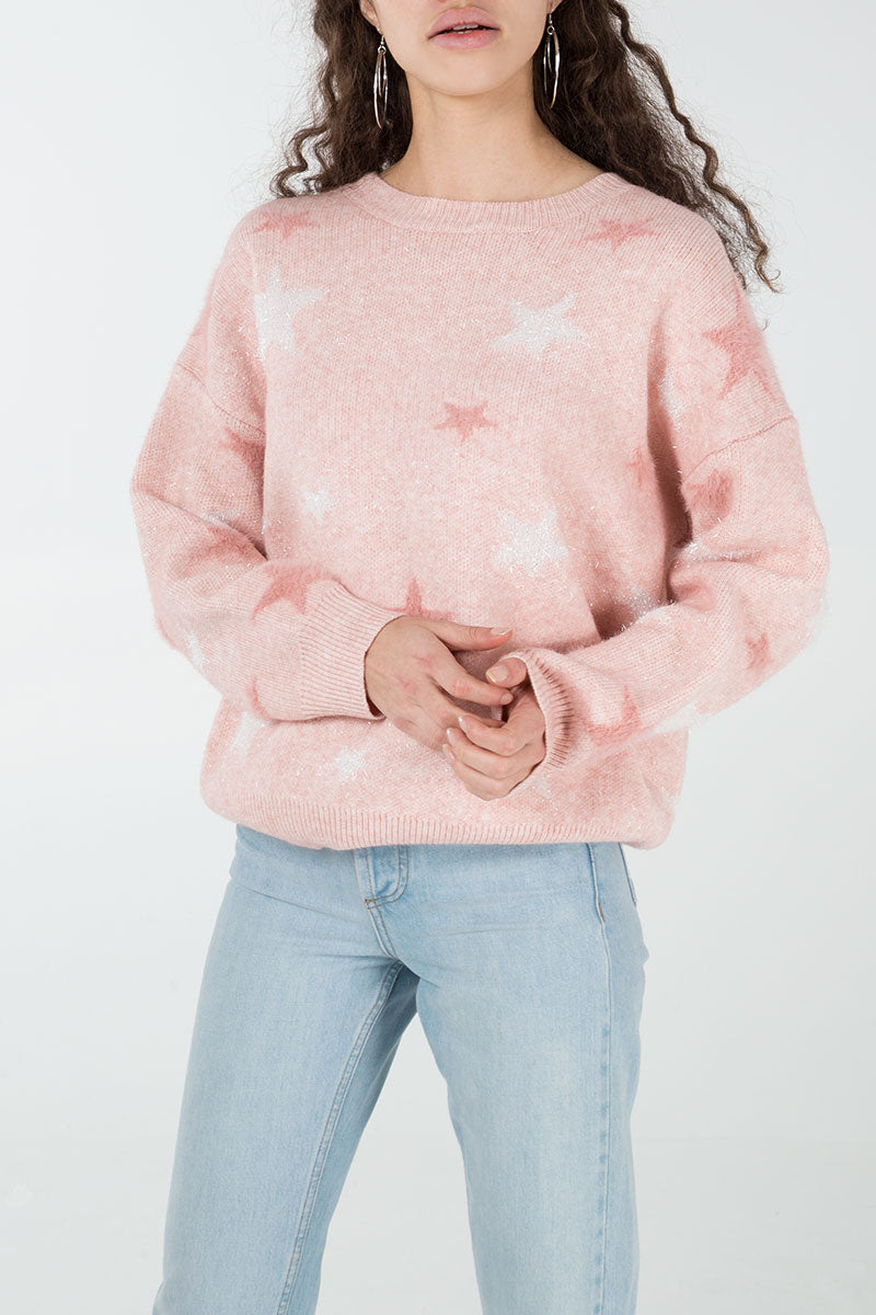 Star Print Jumper