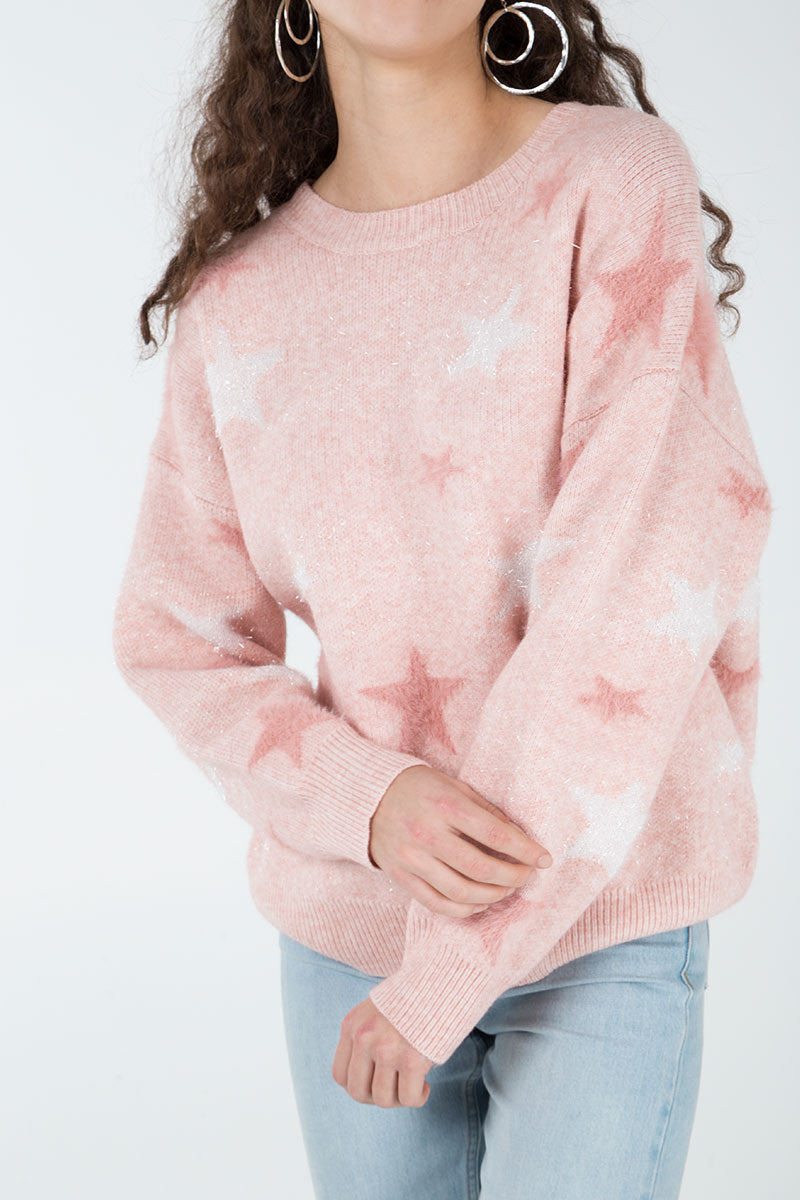 Star Print Jumper