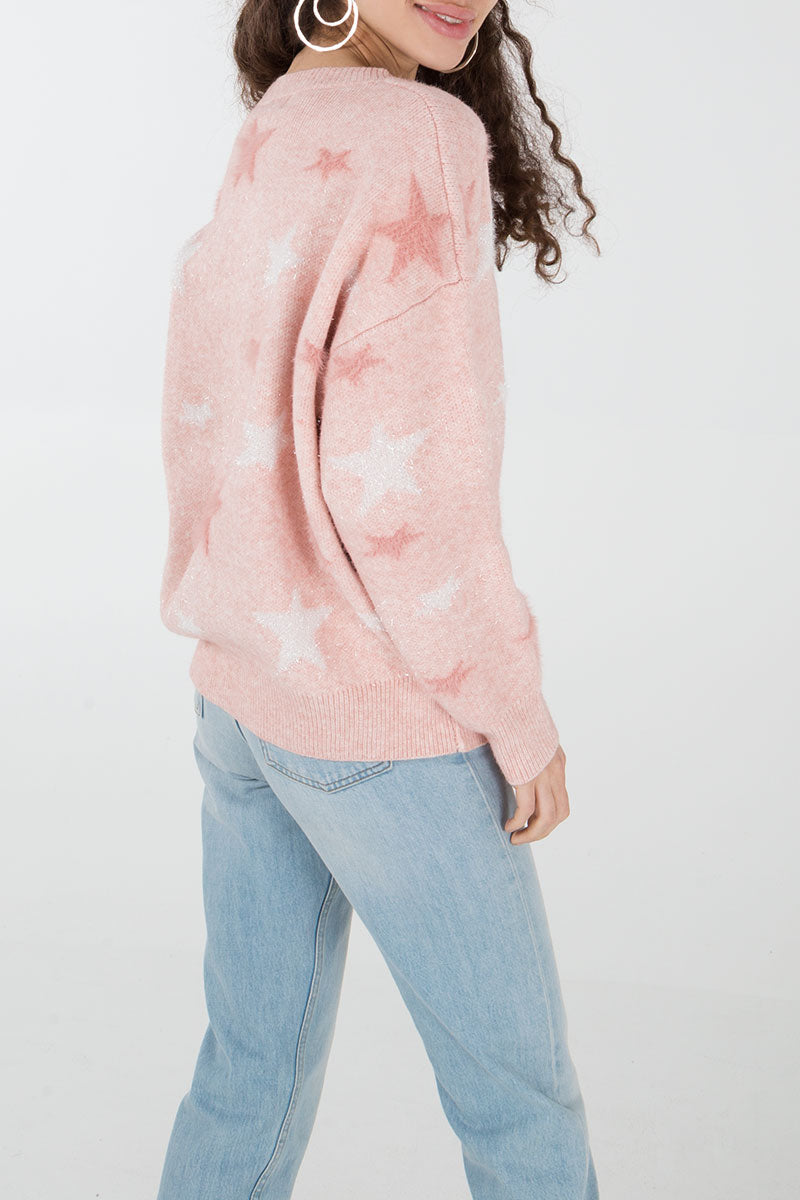 Star Print Jumper
