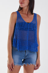 Crochet Net Vest