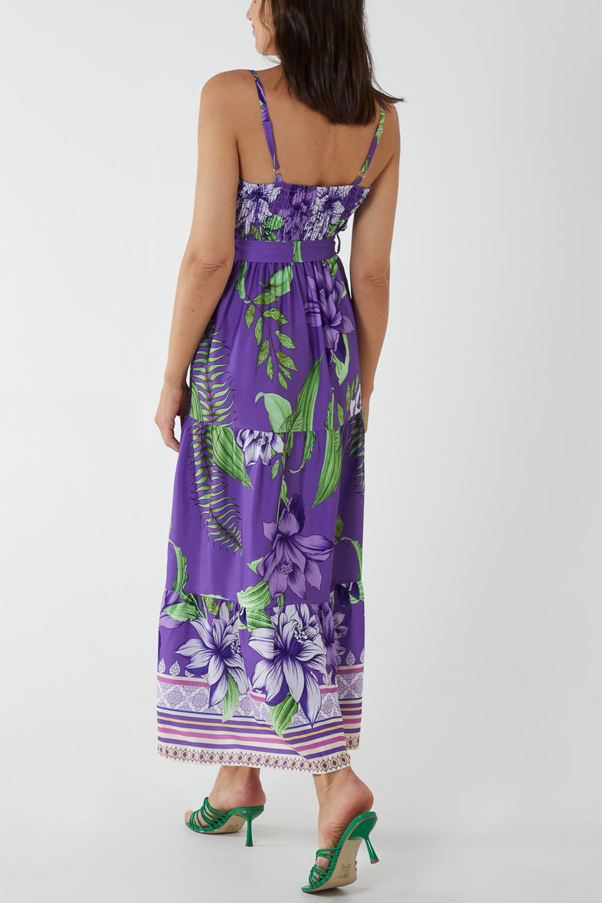 Floral Wrap Maxi Dress