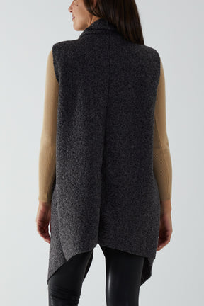 Waterfall Knitted Gillet Jacket