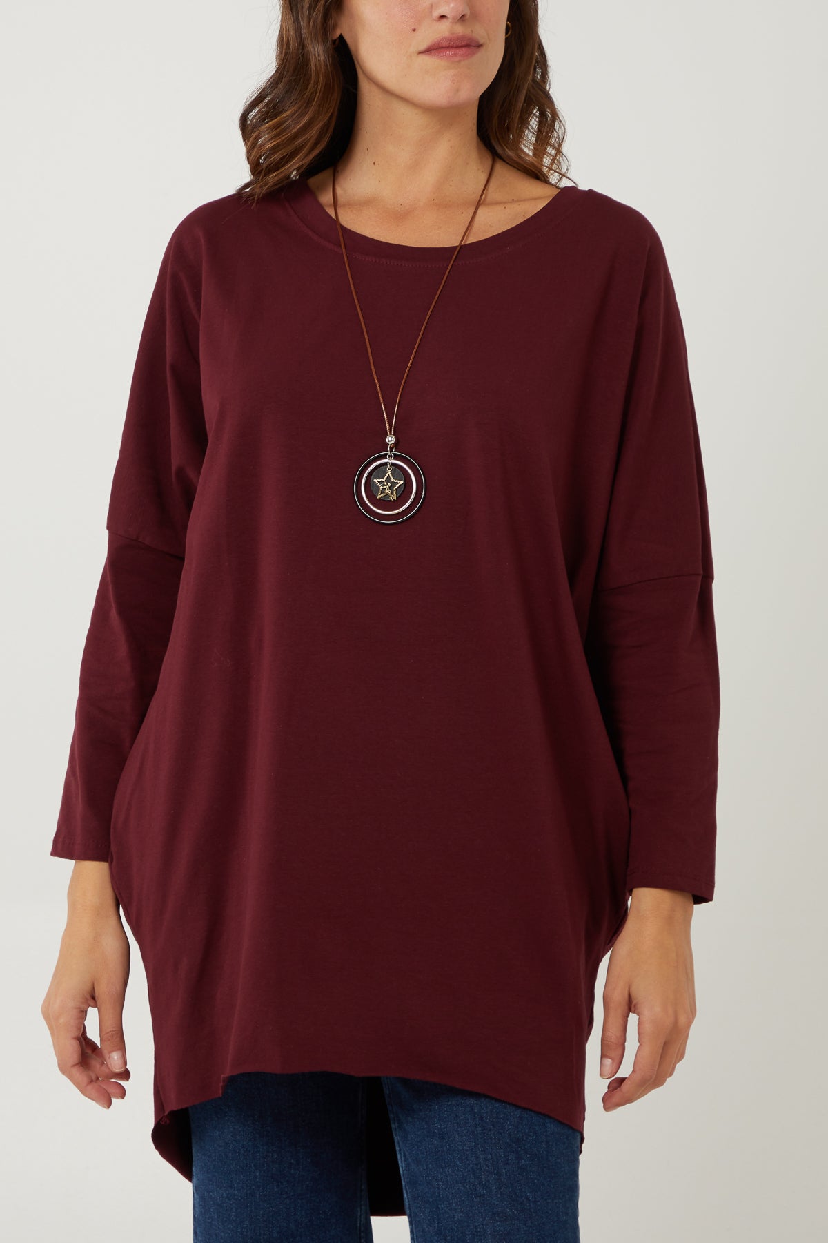 Oversized Necklace Top