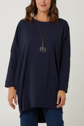 Oversized Necklace Top