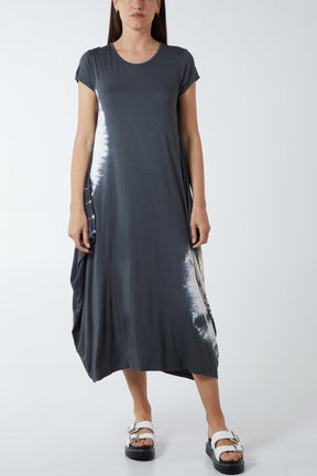 Tie Dye Parachute Midi Dress