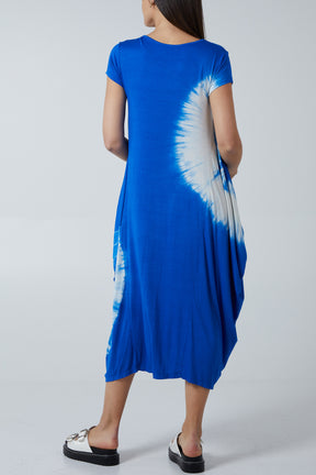 Tie Dye Parachute Midi Dress
