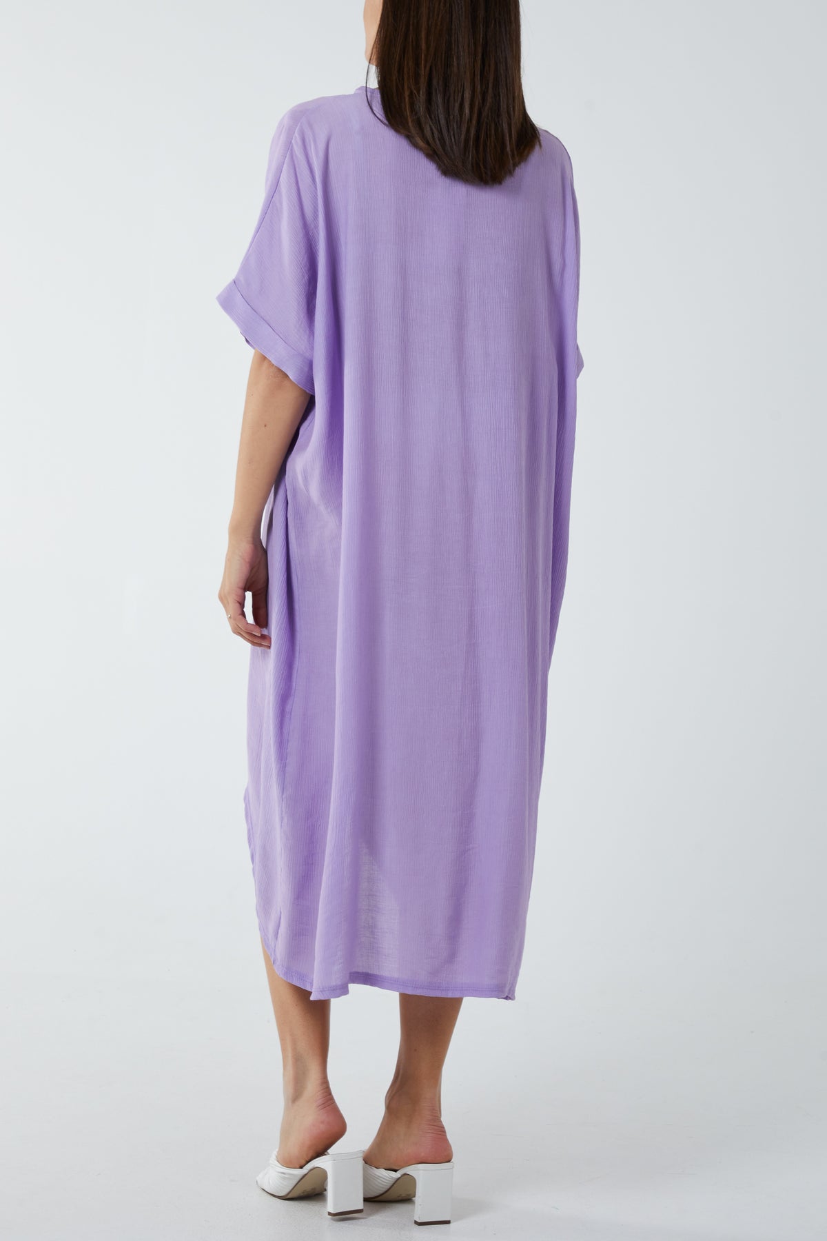 Lightweight Twist Detail Midaxi Dress